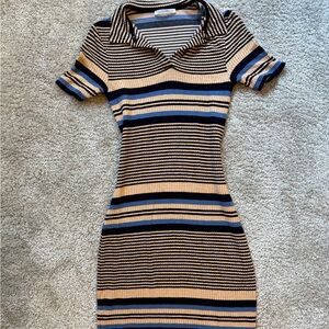 Zara Striped Mini Dress